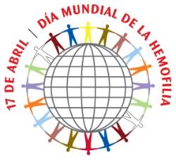 Logotipo del día mundial de la hemofilia