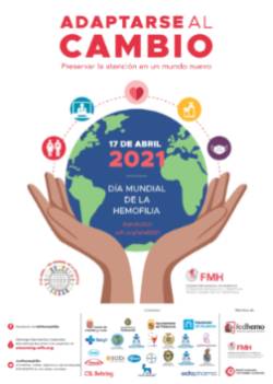 Cartel Dia Mundial Hemofilia 2021