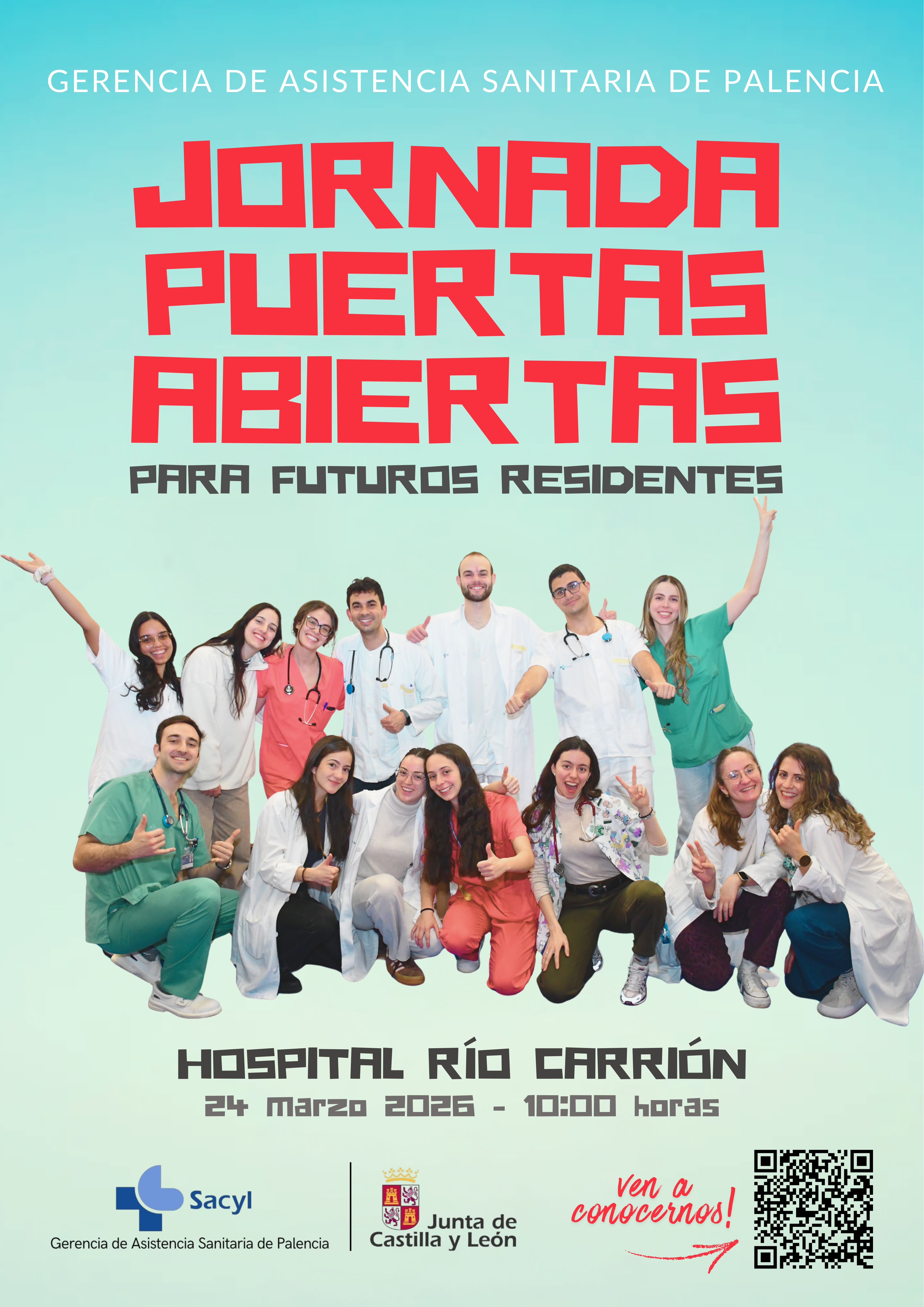 Cartel Jornada Puertas Abiertas para residentes GASPA 2026