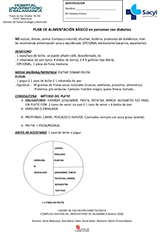 PLAN BÁSICO DE ALIMENTACIÓN EN PERSONAS CON DIABETESP