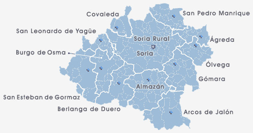Área de influencia del Complejo asistencial de Soria