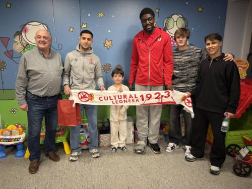 Un momento de la visita