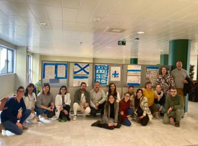 Imagen de grupo al término de la visita