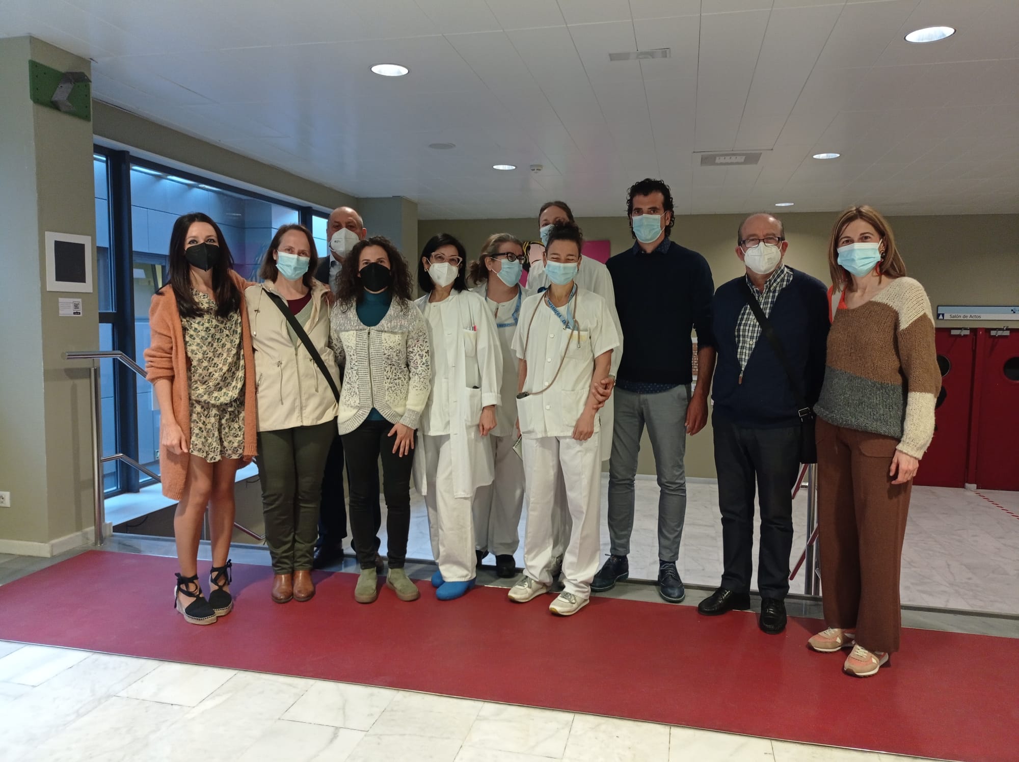 Responsables de las instituciones implicadas en la muestra