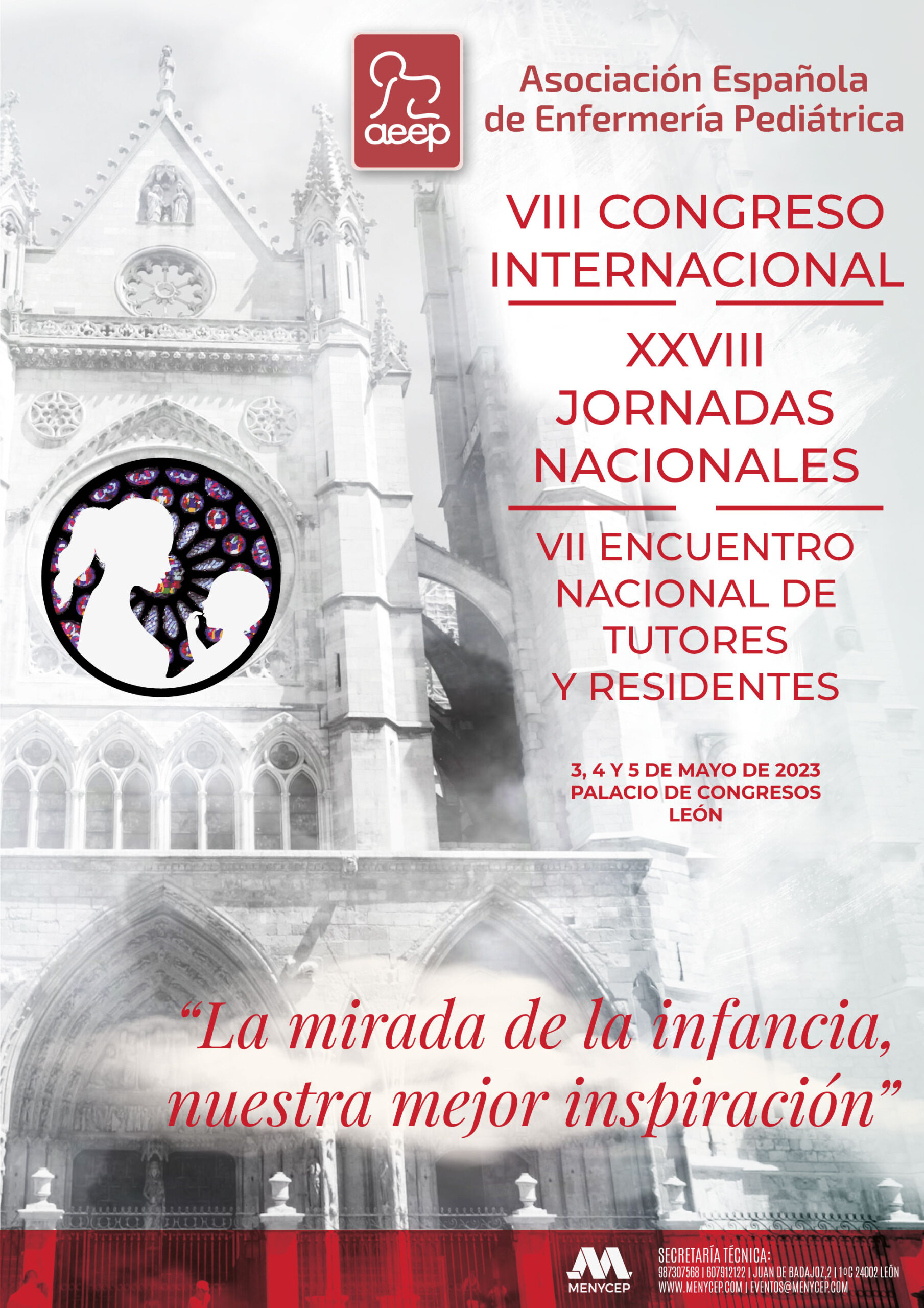 Cartel Congreso Internacional de Enfermería Pediátrica en León