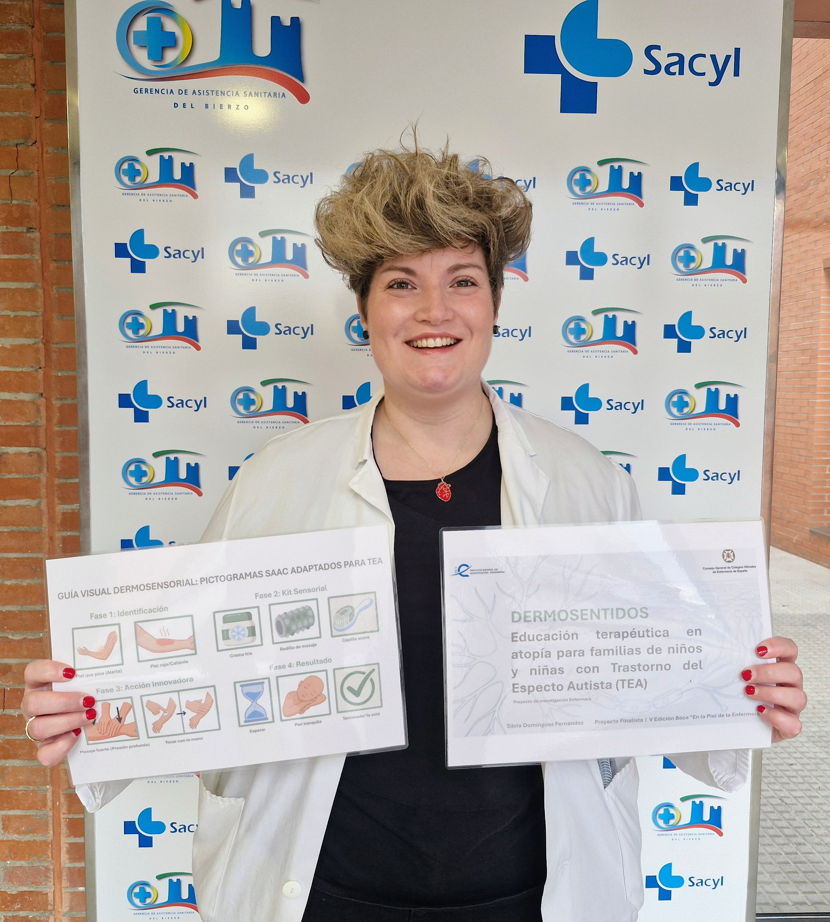 La enfermera de Pediatría de la Gasbi, Silvia Domínguez, con su propuesta Dermo-Sentidos (2)