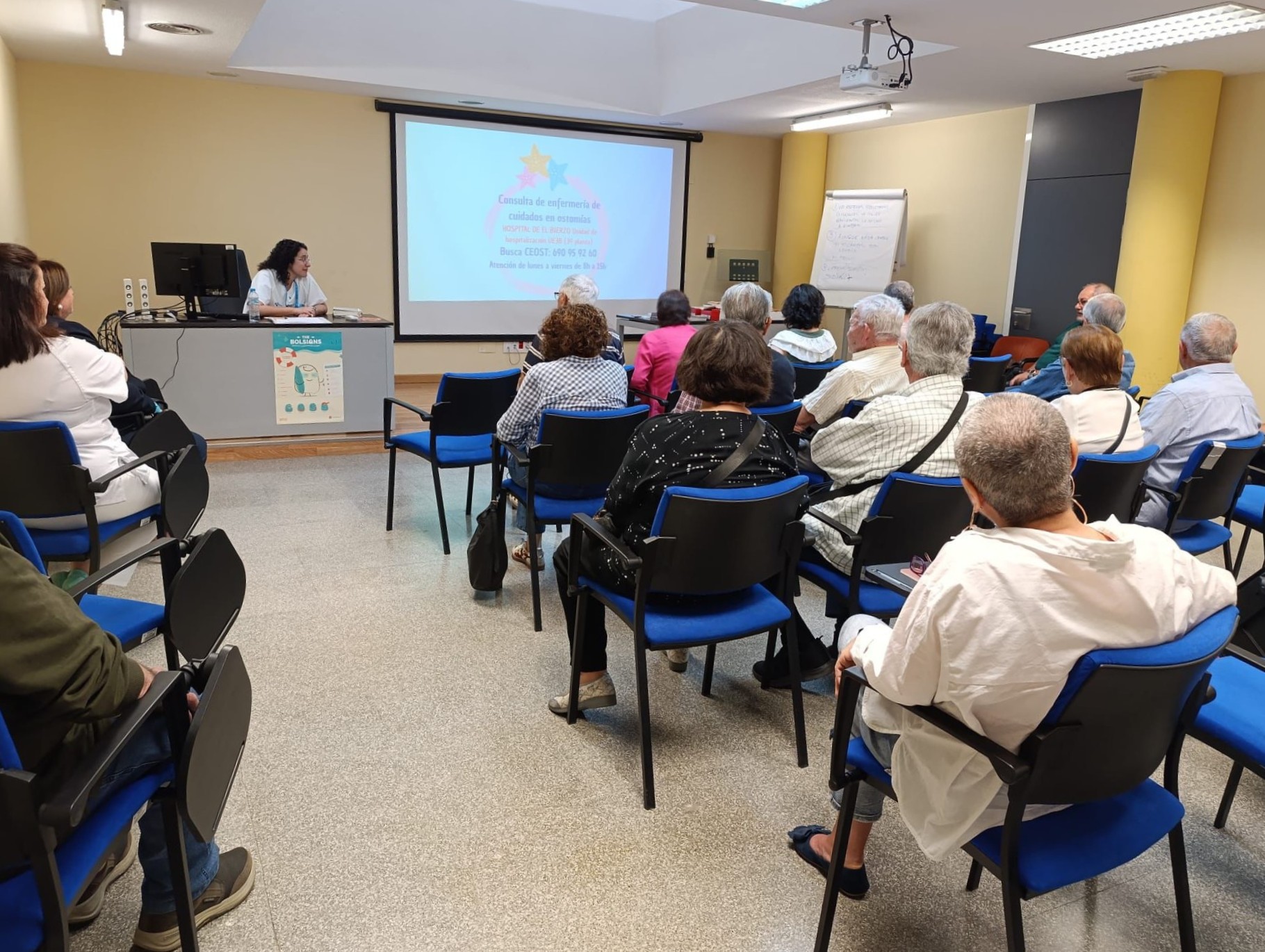 Primer taller Escuela de Pacientes Ostomizados en el Hospital Universitario El Bierzo