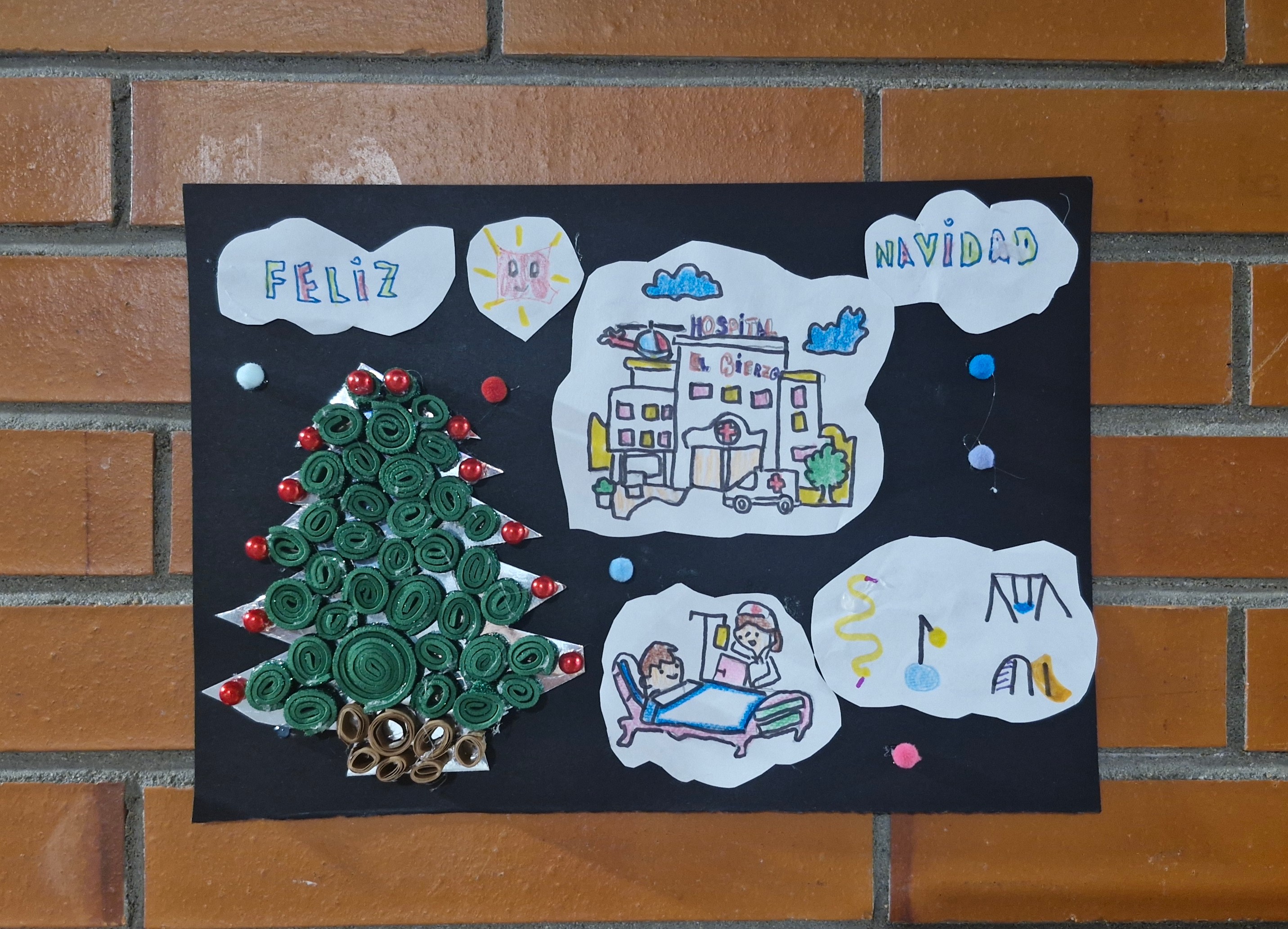 Postal de Martina, ganadoa del grupo de 11 a 14 años