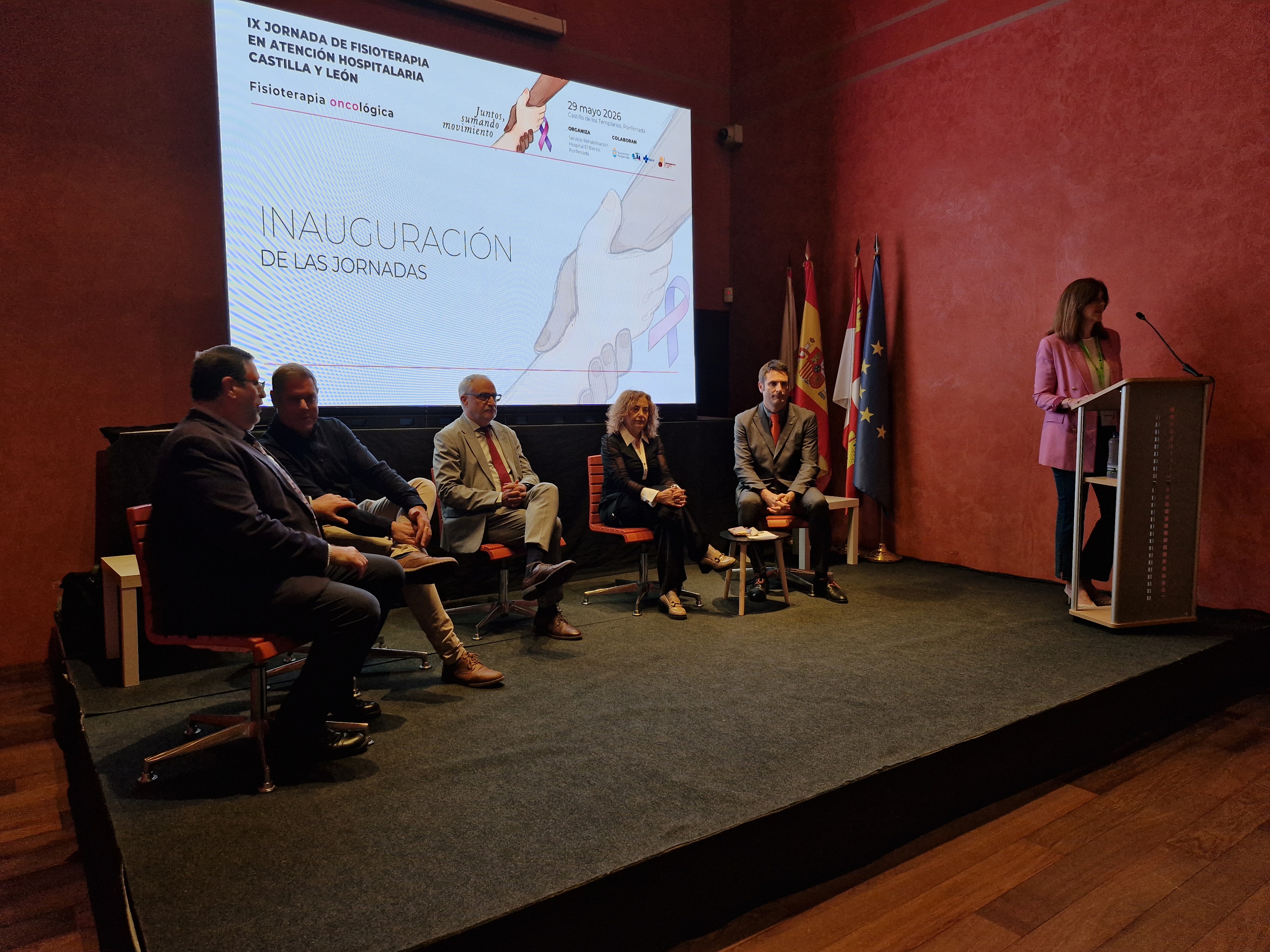 IX Jornadas de Fisioterapia en Atención Hospitalaria de Castilla y León en el Castillo de los Templarios de Ponferrada (2)
