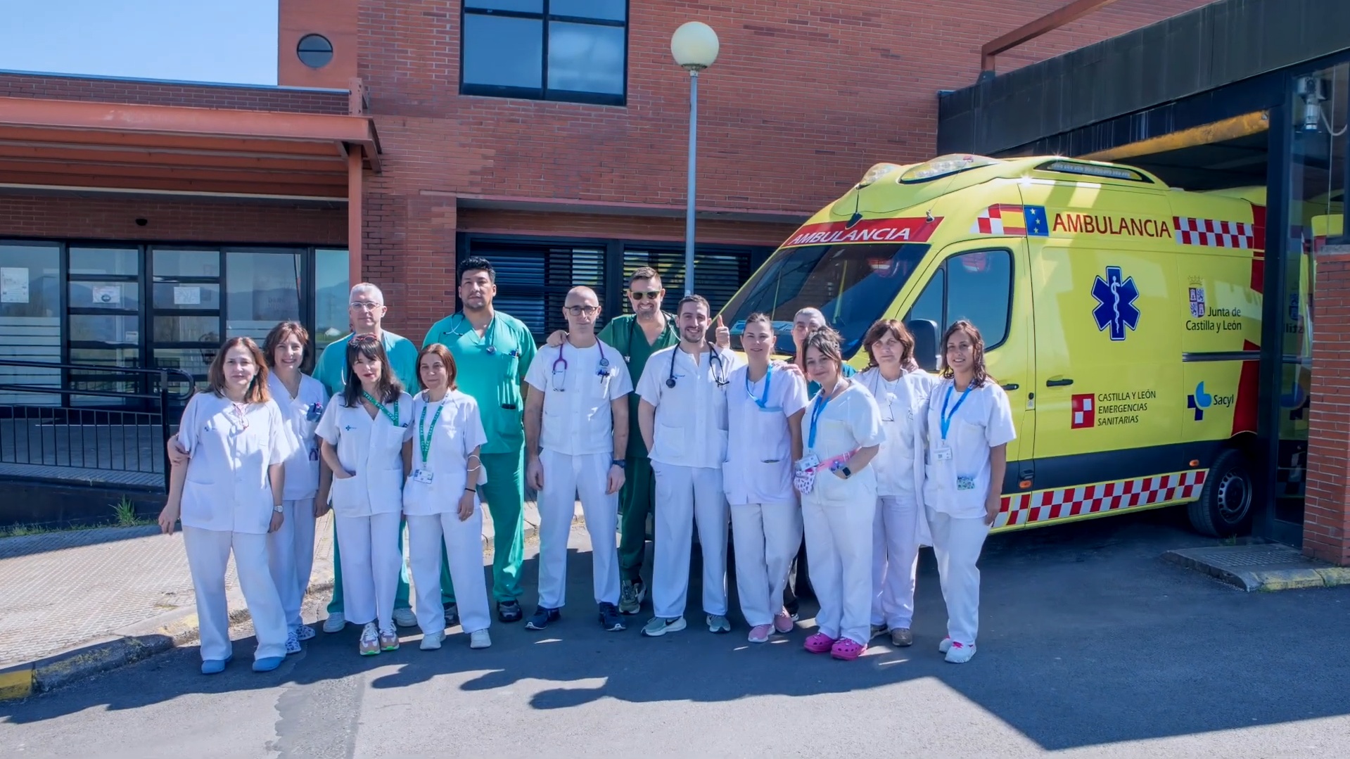 Foto de equipo del Servicio de Urgencias de la Gasbi