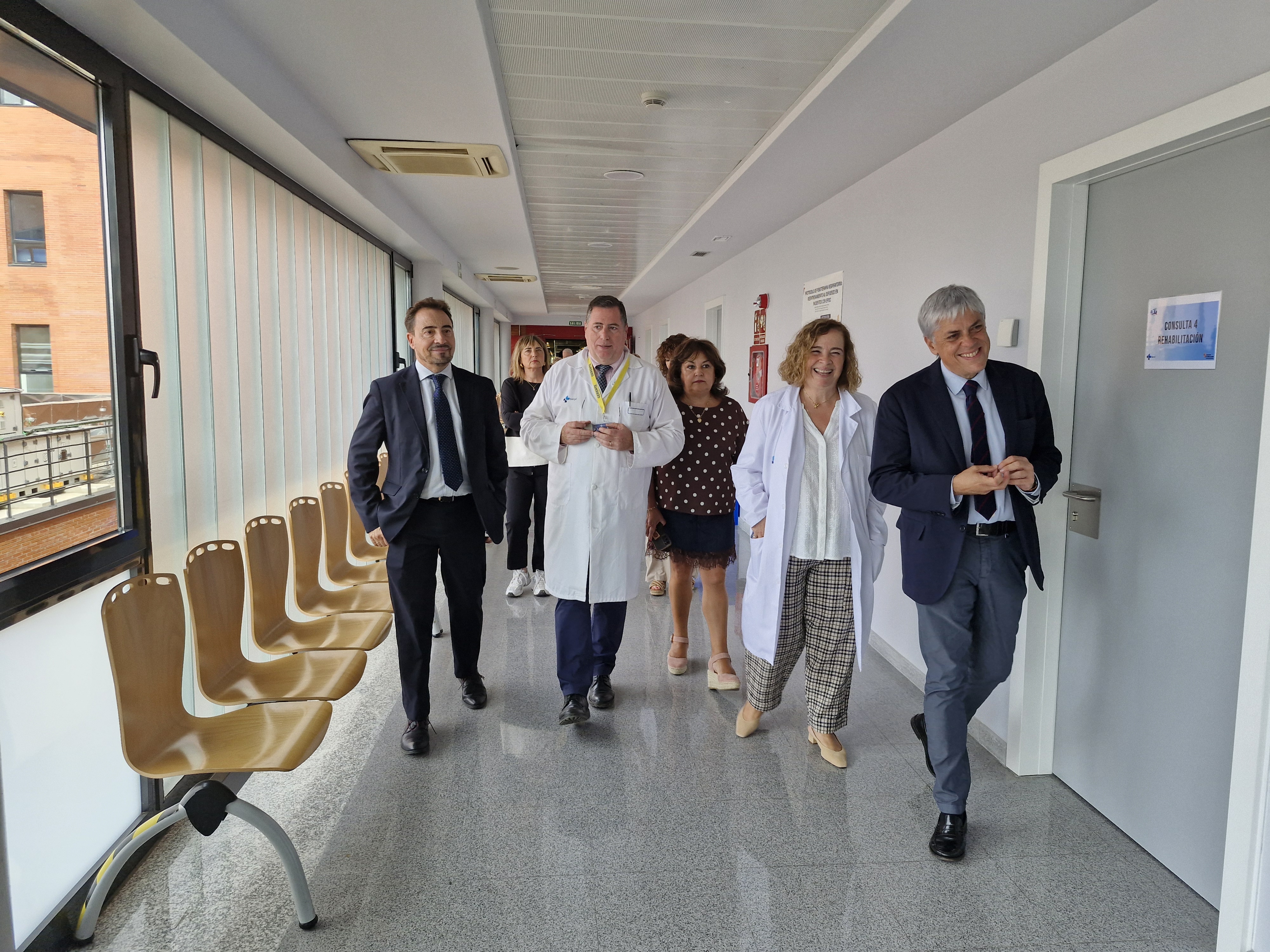 Los pasillos del nuevo Servicio de Rehabilitación (1)