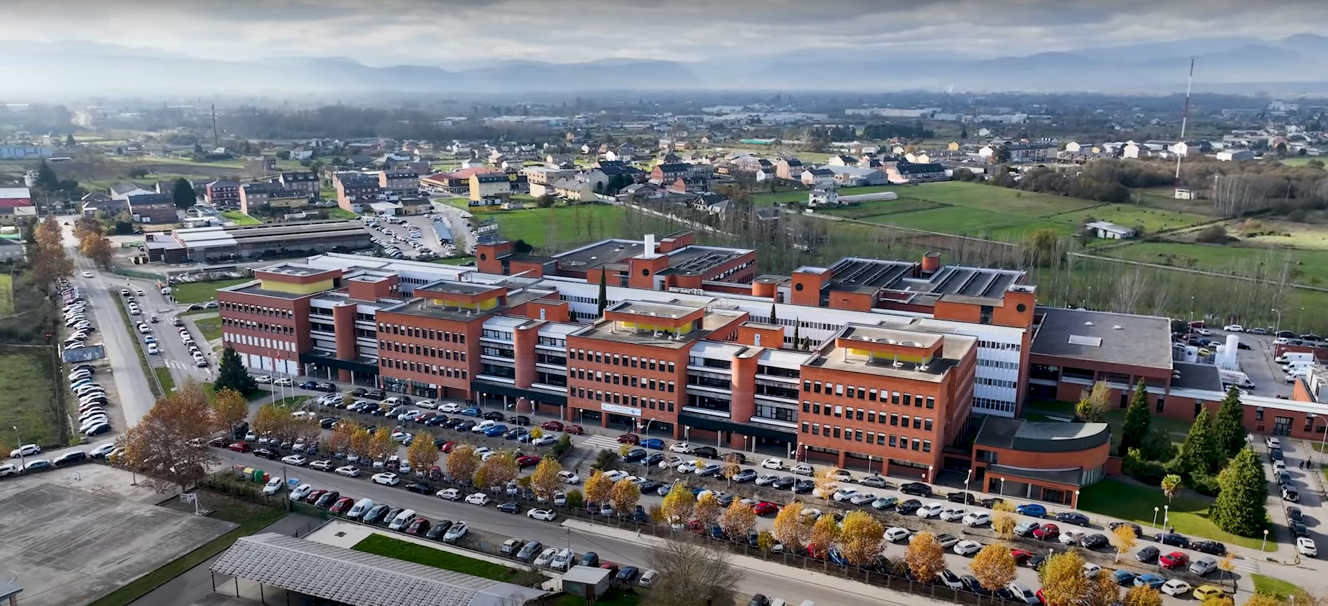 Hospital El Bierzo a vista de pájaro