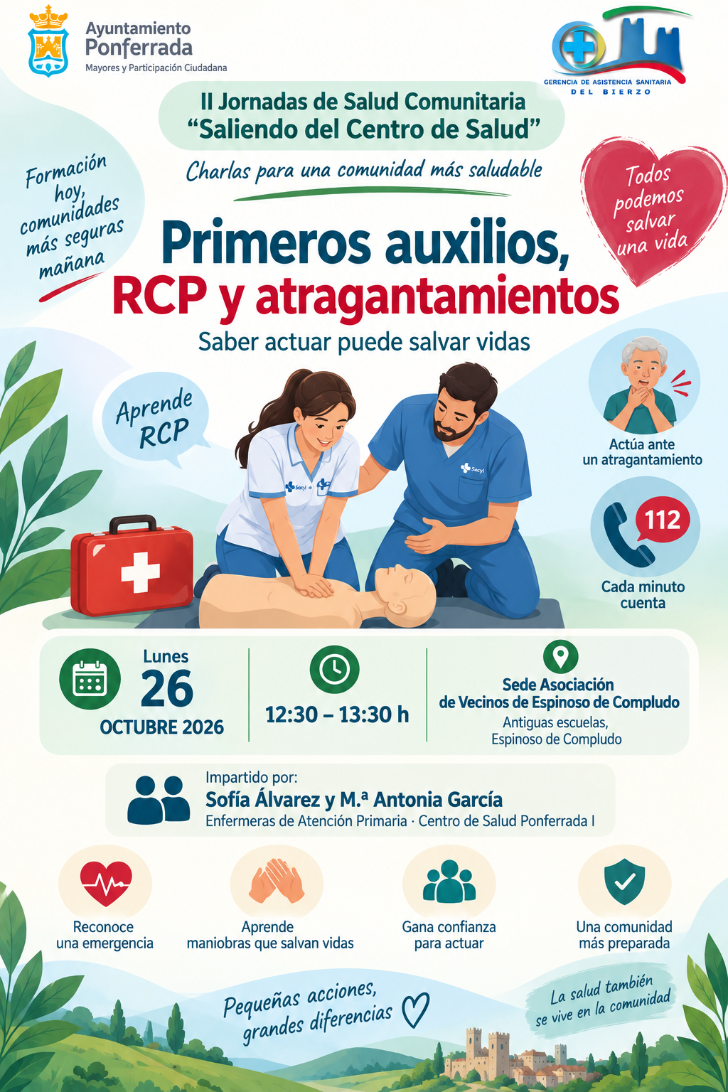 CARTEL PRIMEROS AUXILIOS