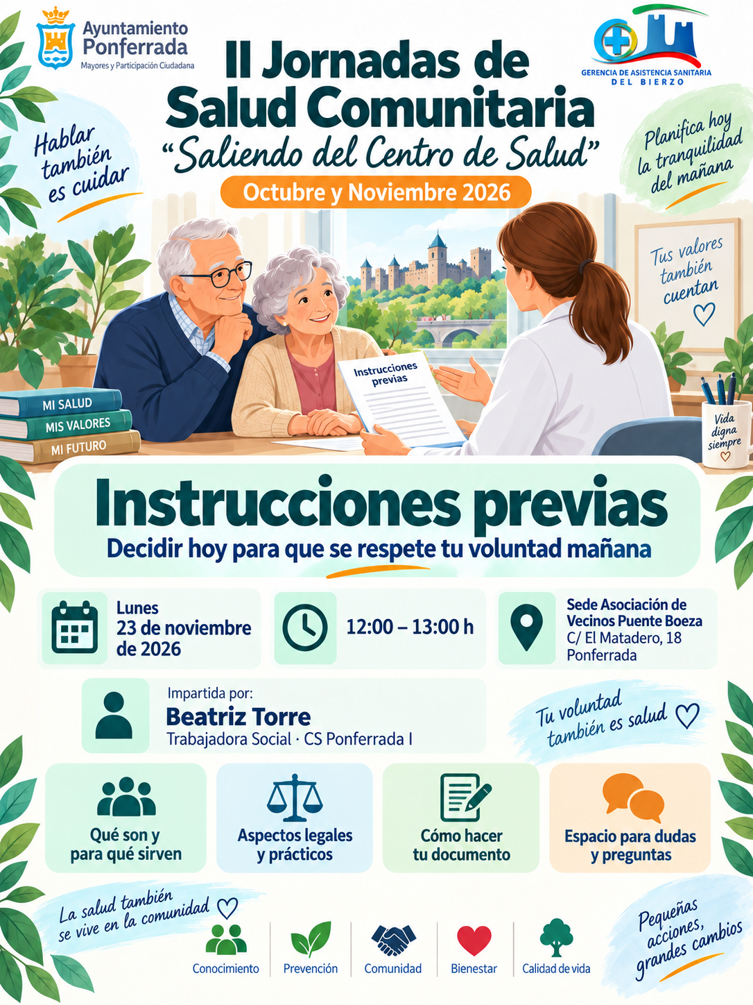 CARTEL INSTRUCCIONES PREVIAS