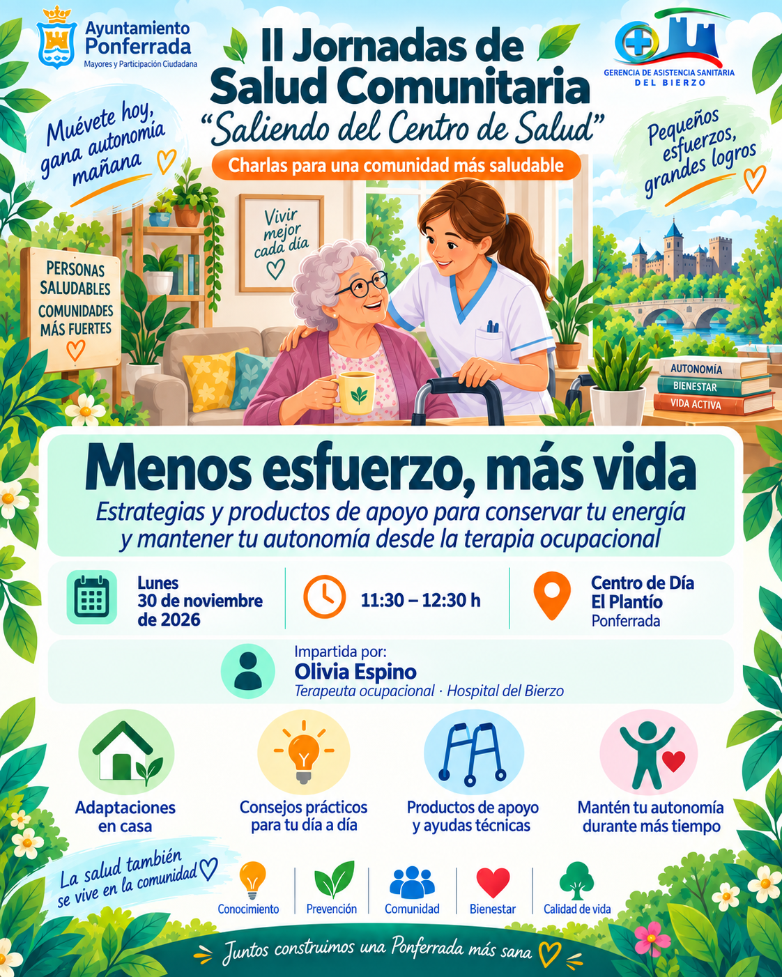 CARTEL MENOS ESFUERZO, MAS VIDA