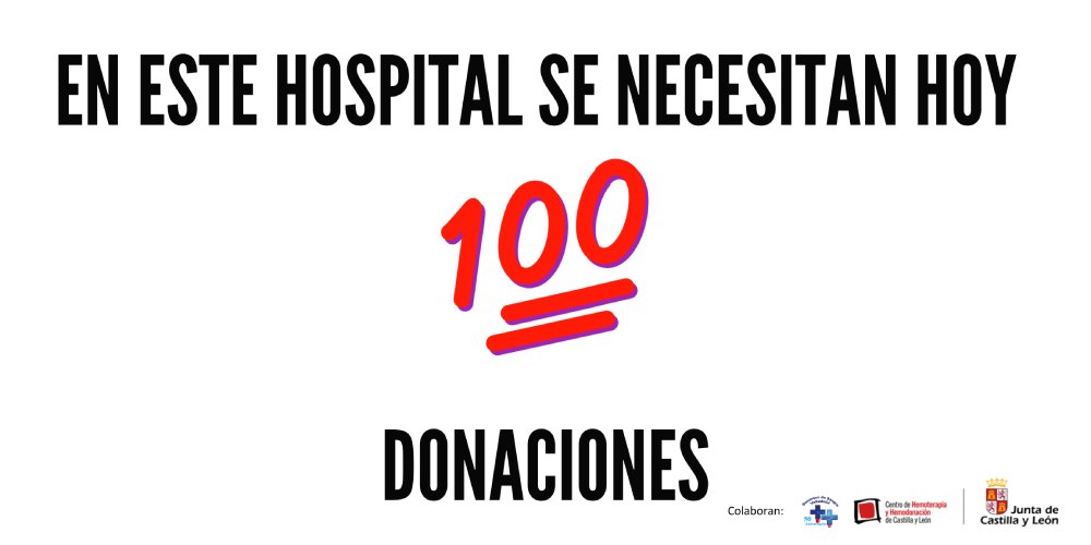 100 DONACIONES pantalla