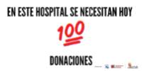 100 DONACIONES pantalla