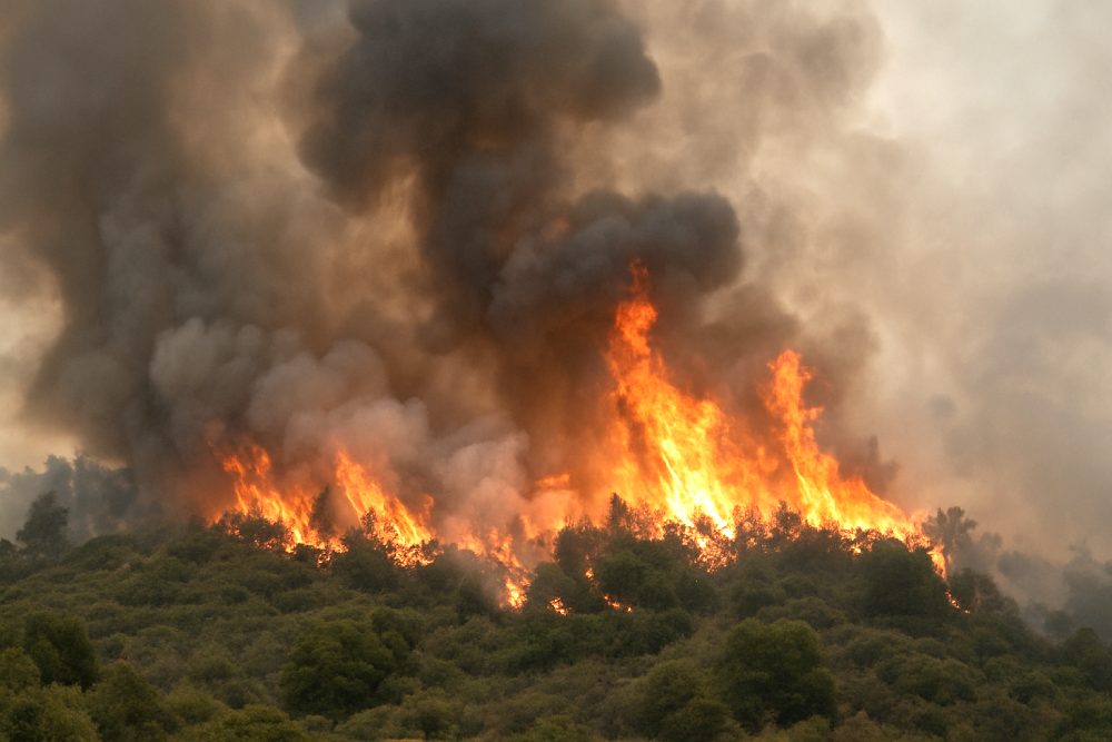 Incendio (Imagen IA)