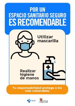 Uso mascarilla julio 2023 espacio sanitario seguro RECOMENDABLE