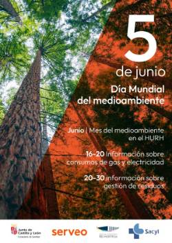 Cartel mes del medioambiente HURH presentación