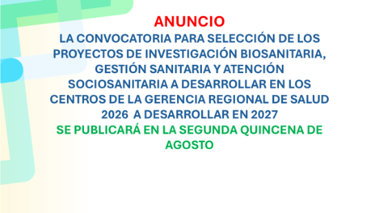 anuncio convocatoria