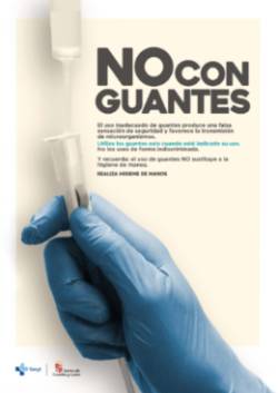 suero no uso guantes