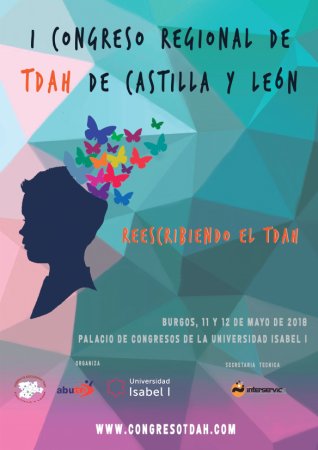 Cartel I Congreso Regional de TDAH de Castilla y León