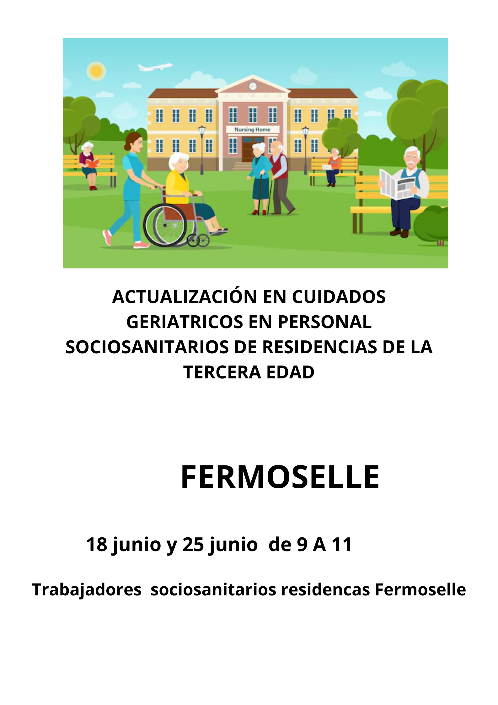 cartel sociosanitarios residencia Fermoselle