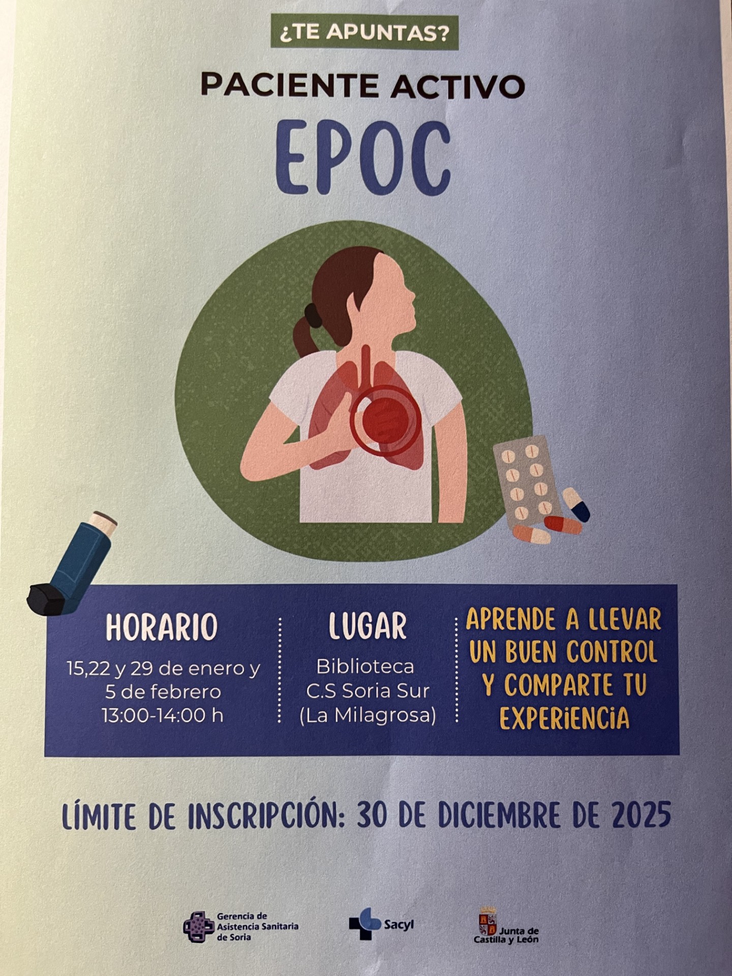 poster paciente activo EPOC