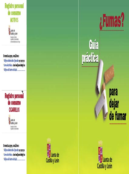 Guia para dejar de fumar de la Junta de Castilla y Leon