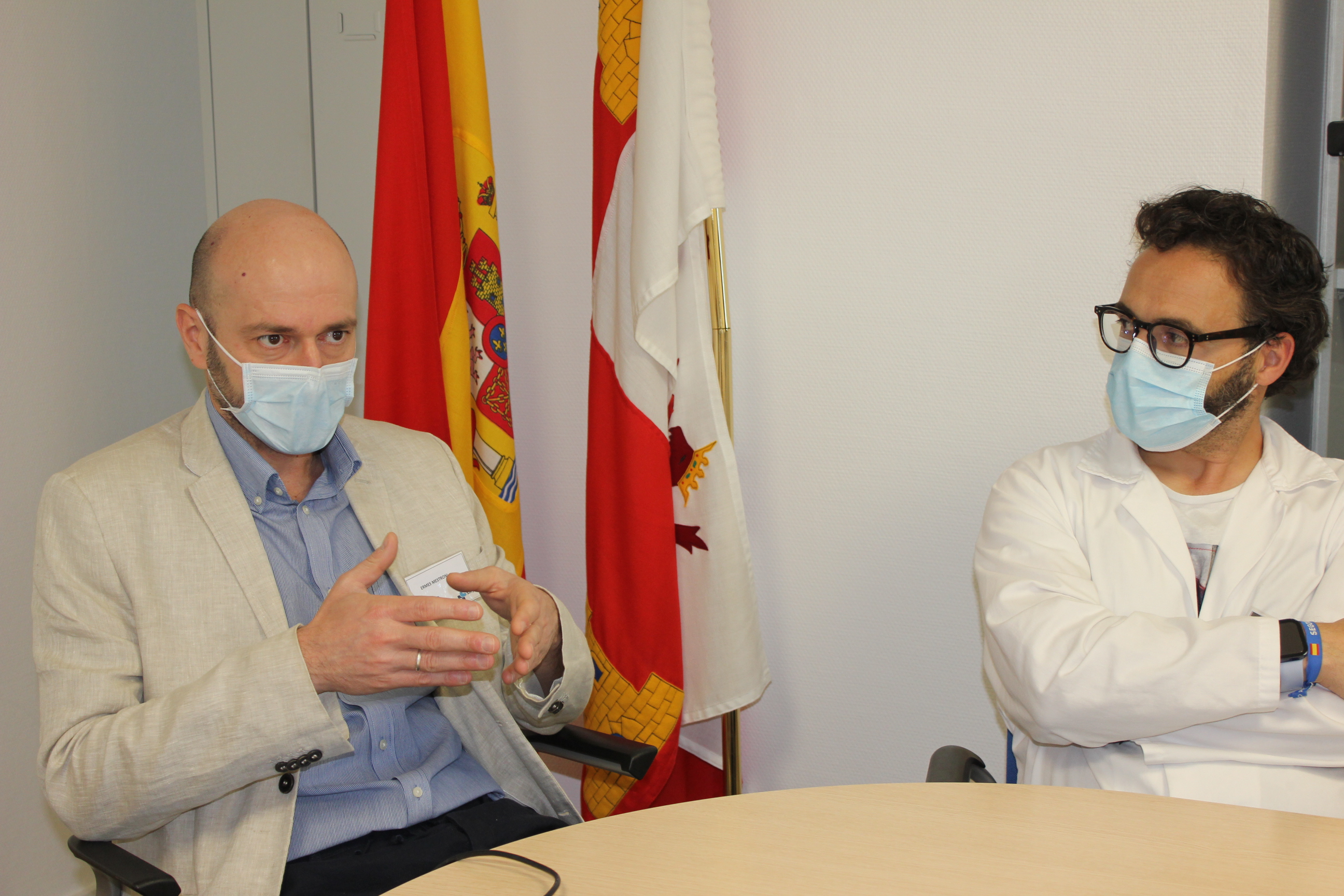 Ermes Mestroni_izqda_ y Julio Santos Pastor