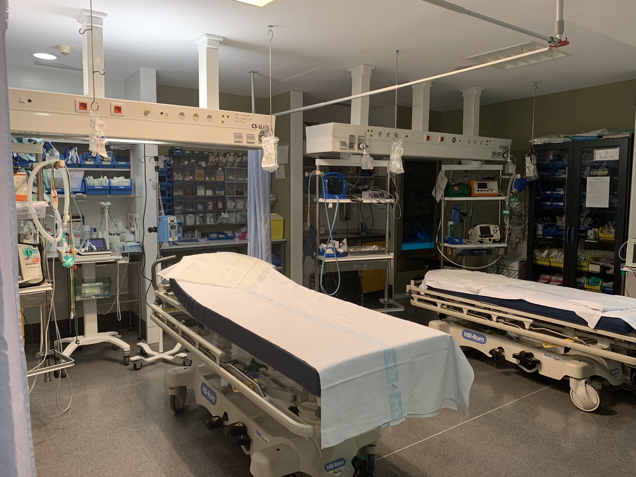 Box de pacientes críticos