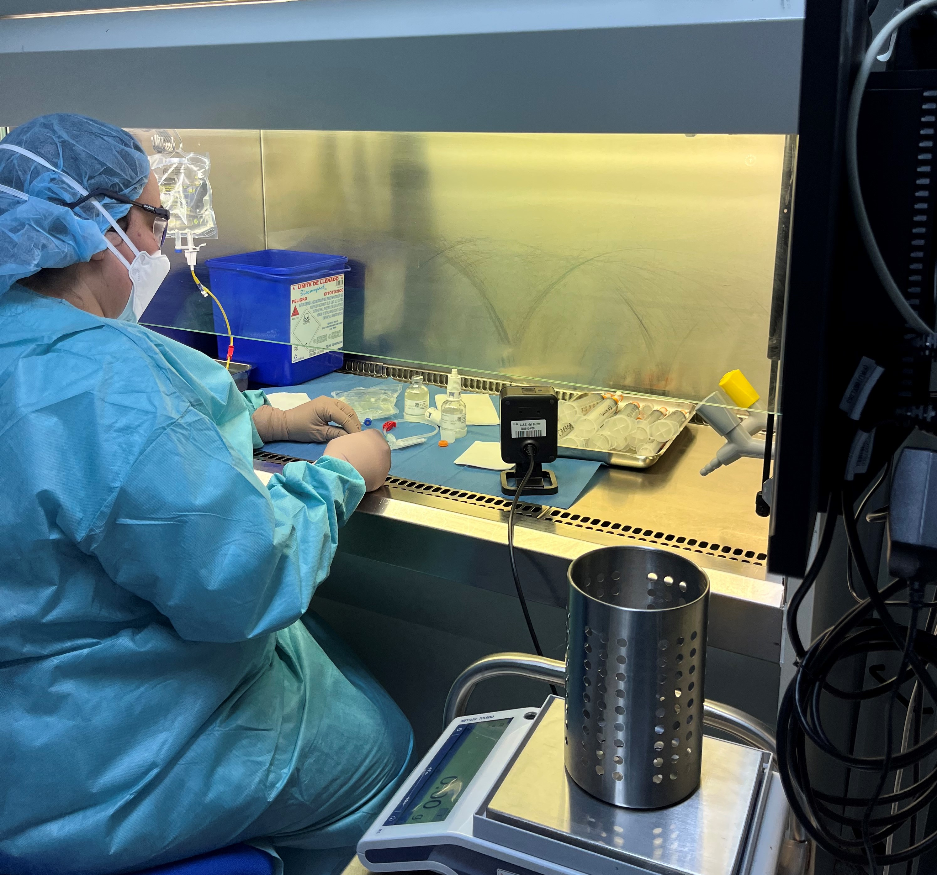 Imagen de archivo de la actual sala blanca de la Gasbi