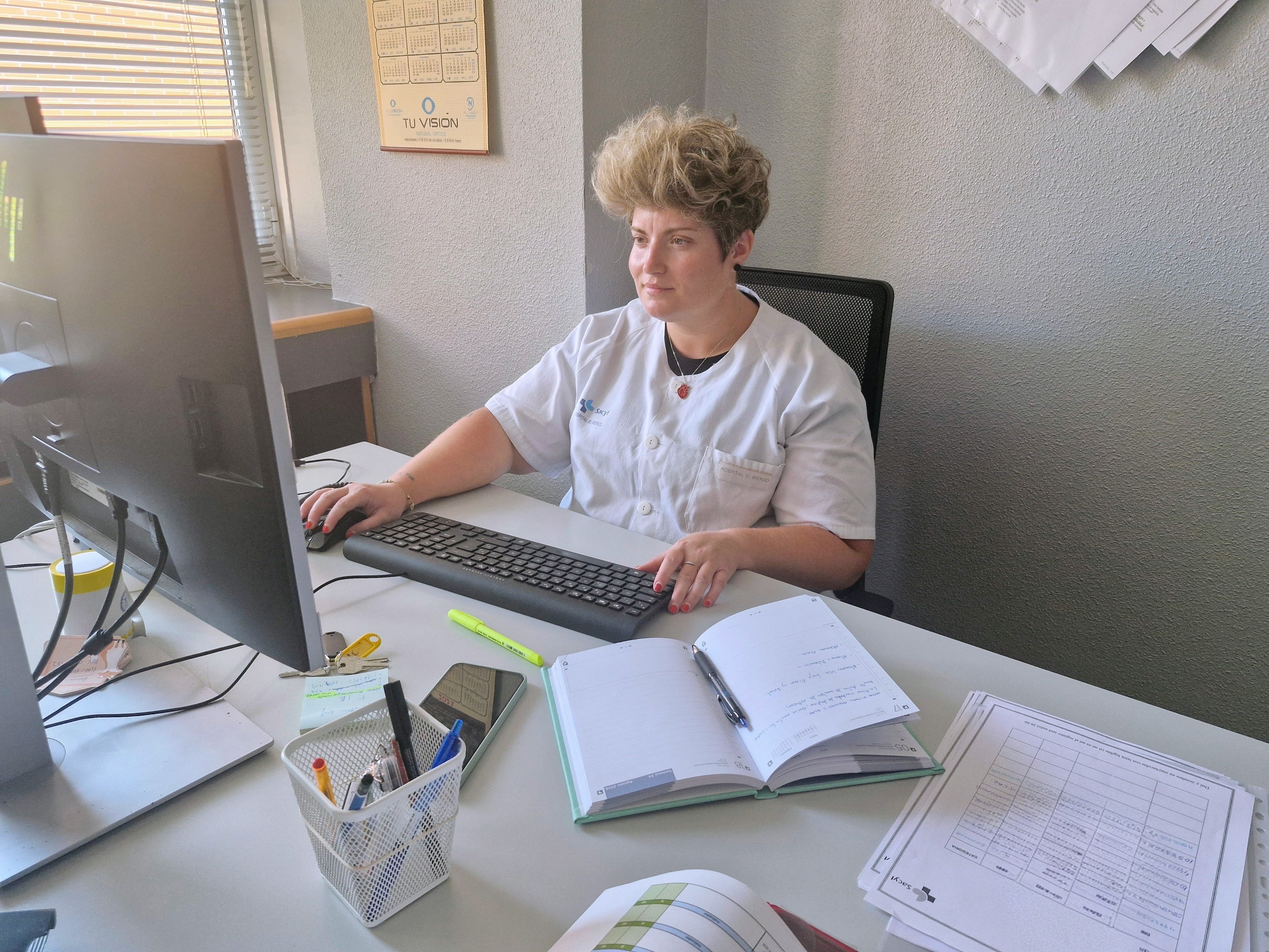 La coordinadora de Enfermería de Docencia, Formación e Investigación de la Gasbi, Silvia Domínguez