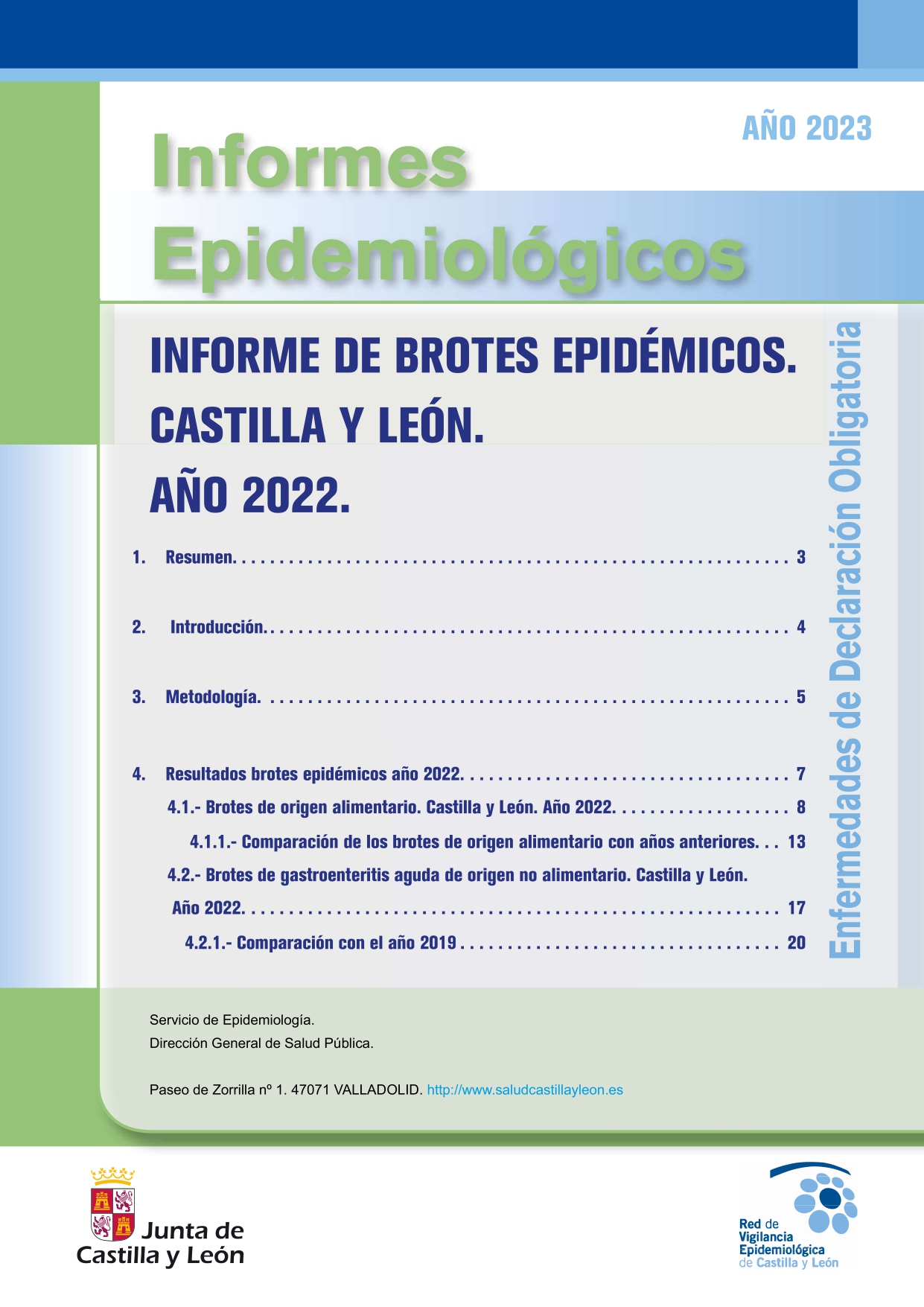 PORTADA INFORME -EPI BROTES EPIDEMICOS 2022-